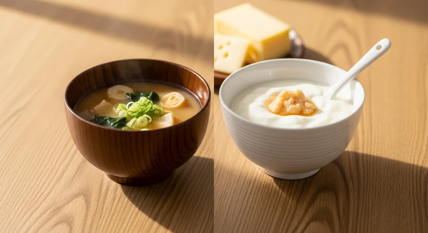 味噌と乳製品――発酵食品でも種類によって結果は異なる