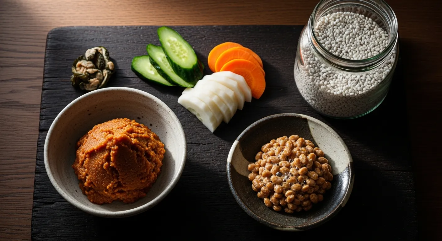 味噌・ぬか漬け・納豆・麹——日本の伝統発酵食品